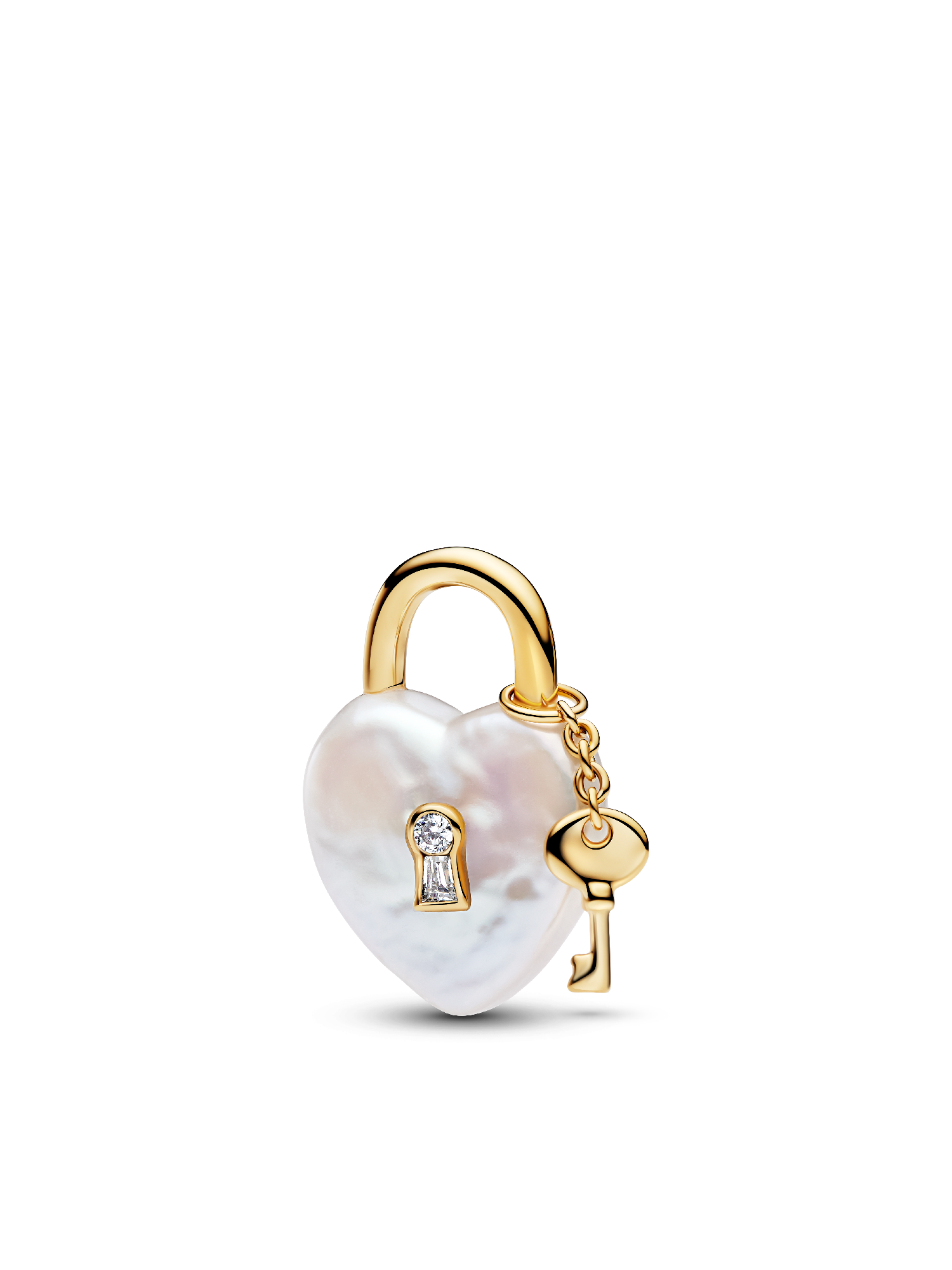 Baroque Pearl Padlock Charm Bracelet Set | Pandora US