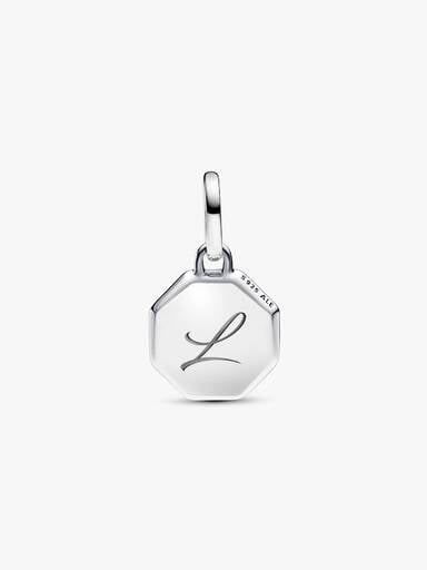 Turquoise-colored Engravable Mini Medallion Charm