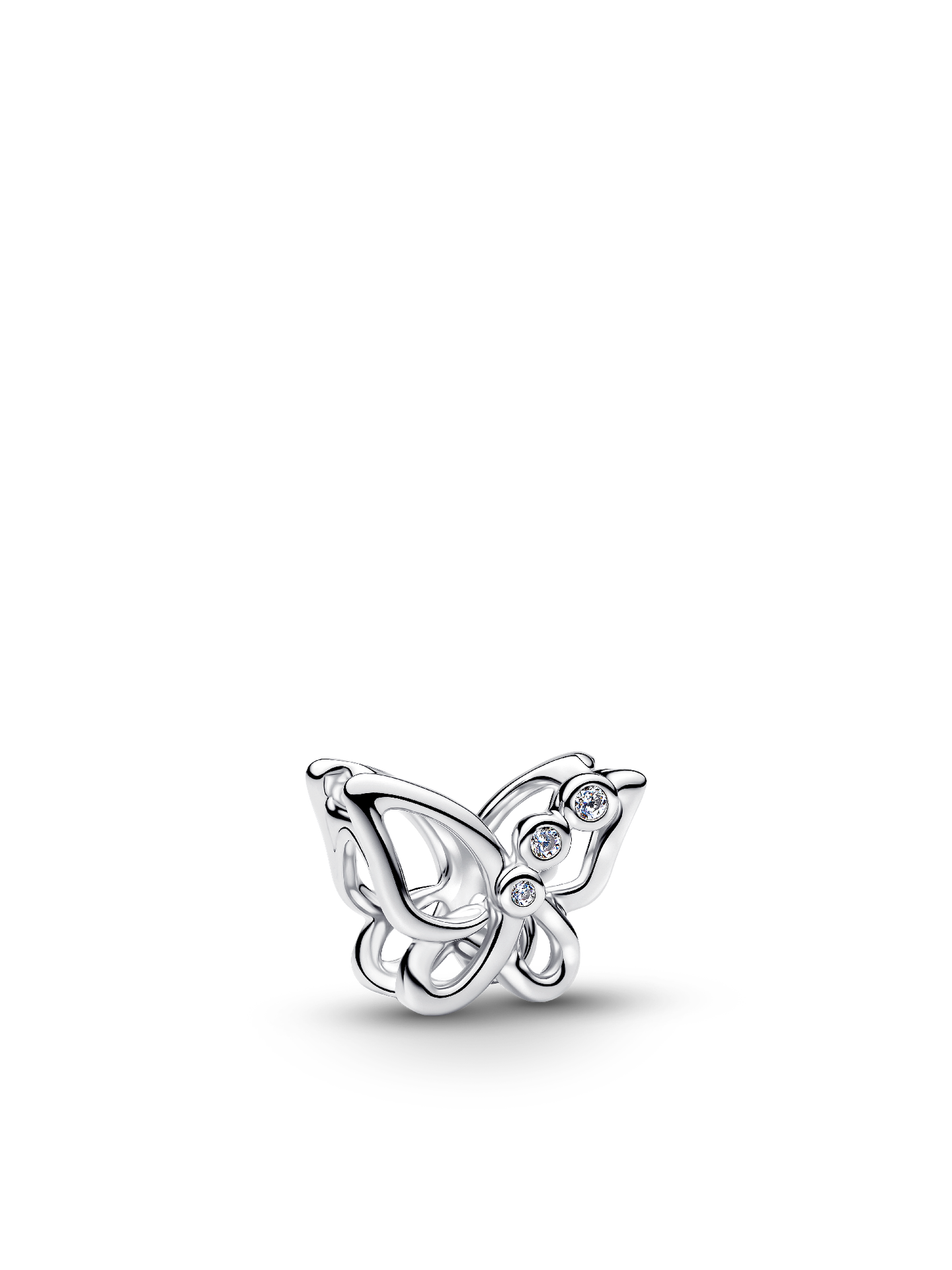 Женский шарм Pandora Butterfly Openwork Charm, Sterling silver, цвет: Серебро — фото 1