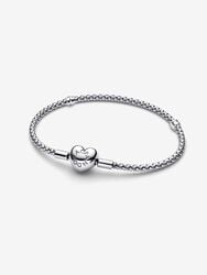 Heart Clasp Studded Chain Bracelet Heart Clasp Studded Chain Bracelet