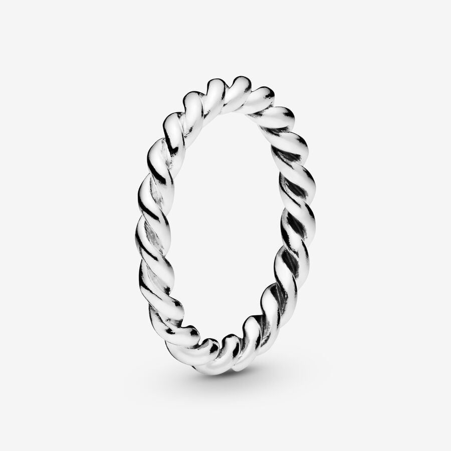 FINAL SALE - Twist Swirling Band Ring image number 0