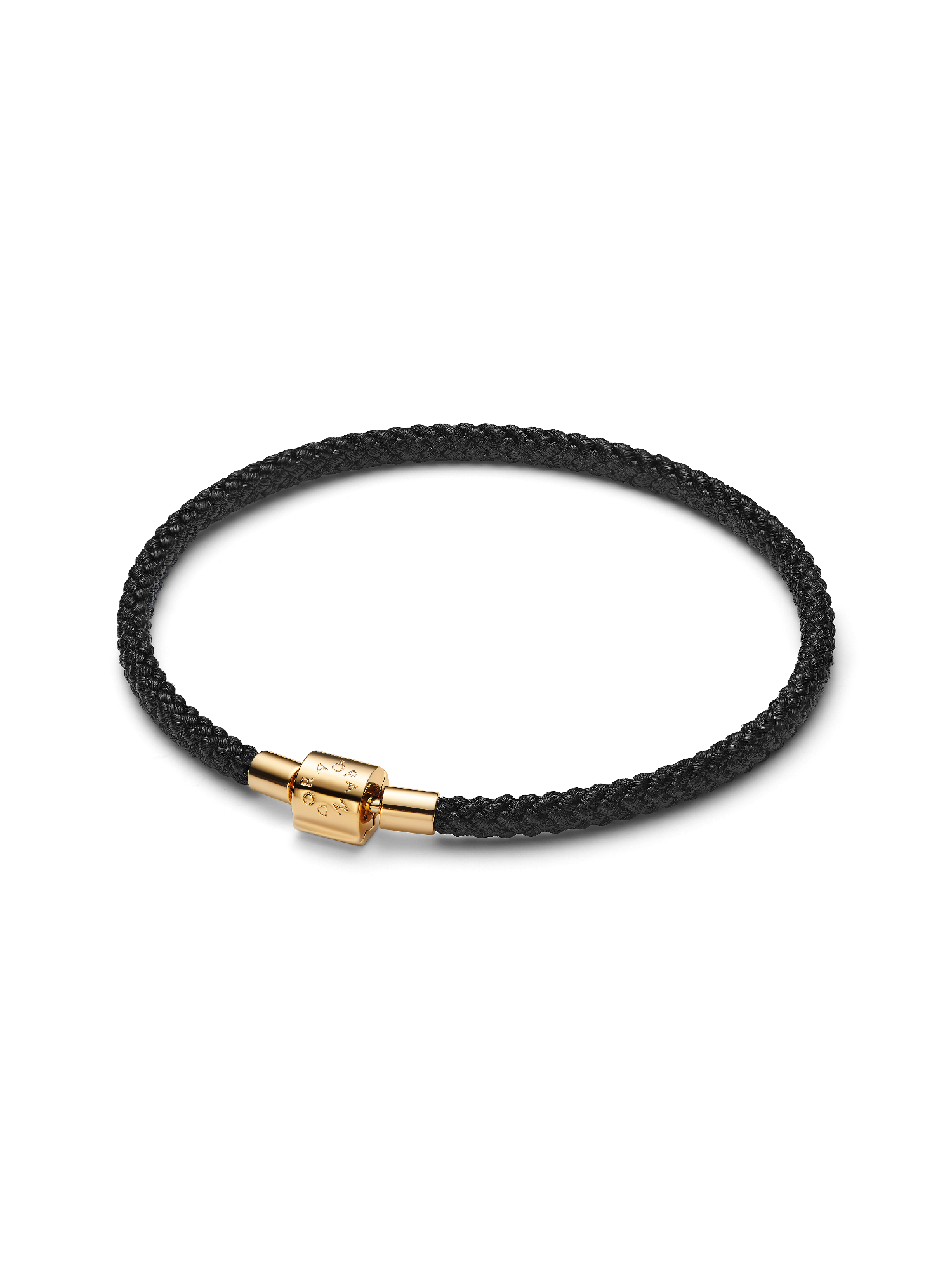 Shimmering Black Cord Bracelet