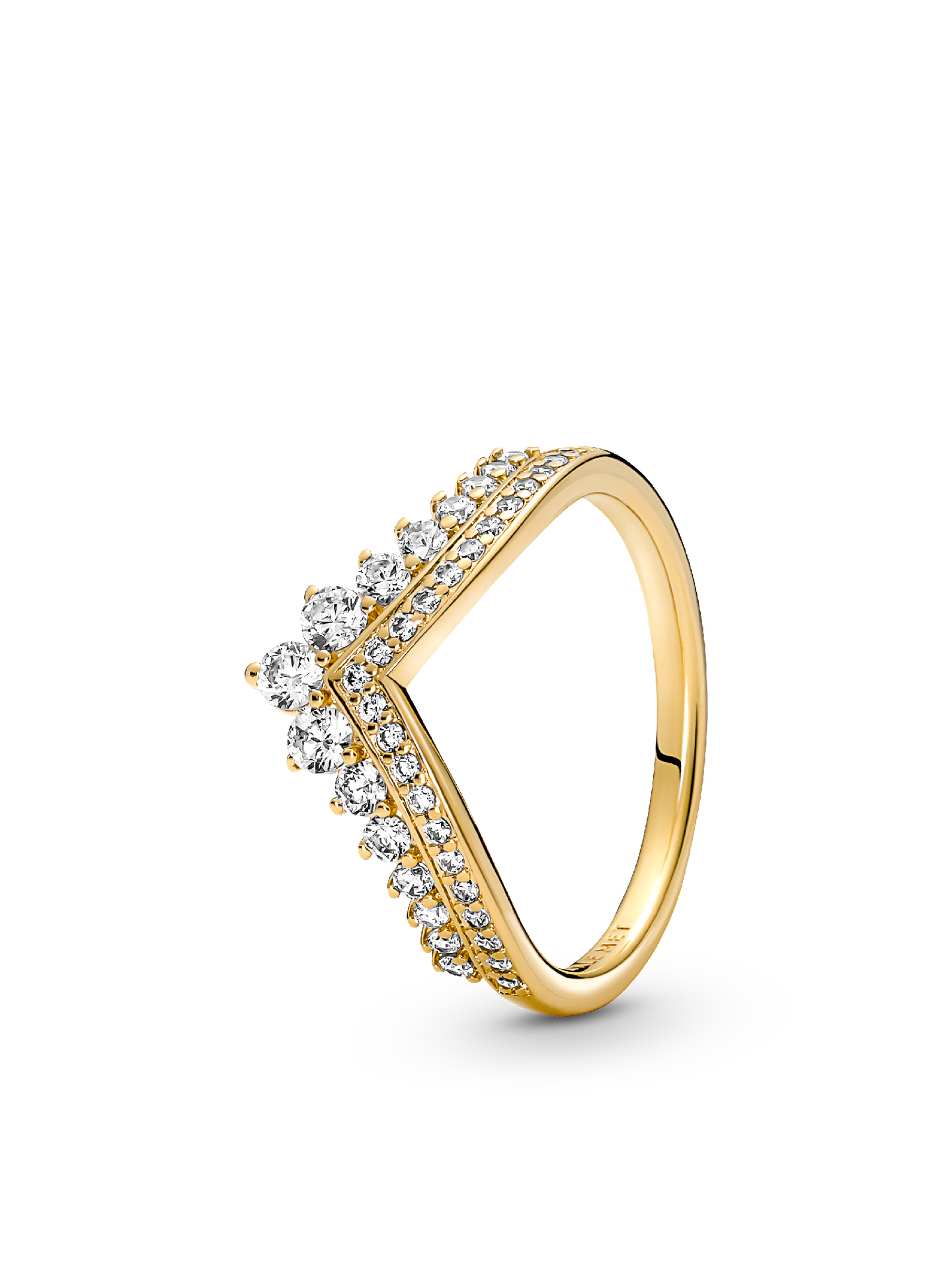 Женское кольцо Pandora Timeless Wish Tiara, цвет: Позолоченный — фото 1