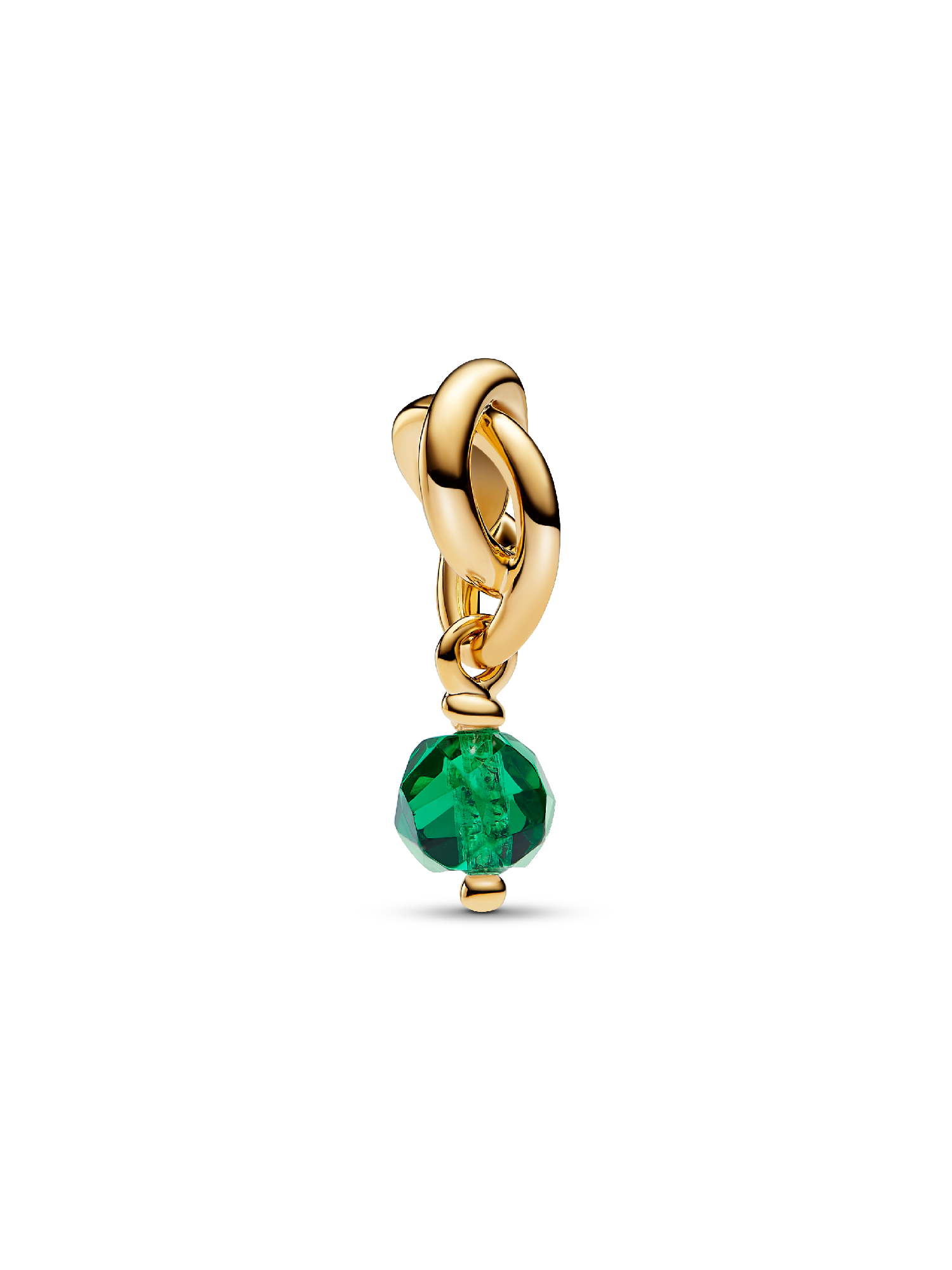 May Royal Green Eternity Circle Dangle Charm