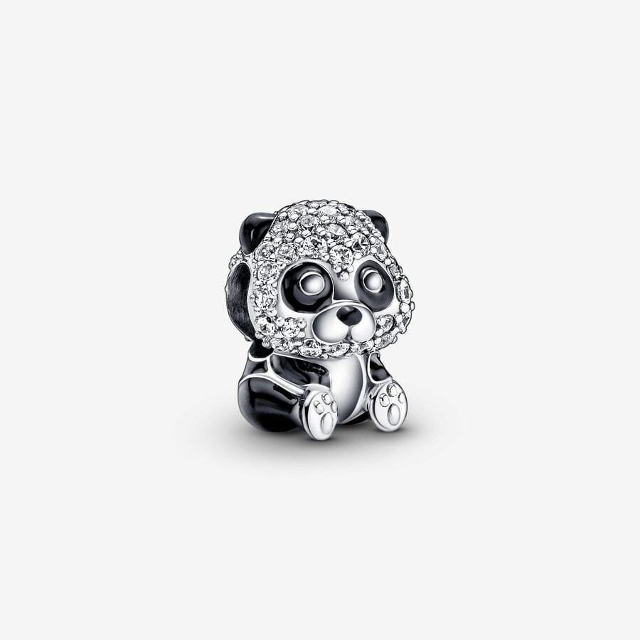 Sparkling Cute Panda Charm image number 0