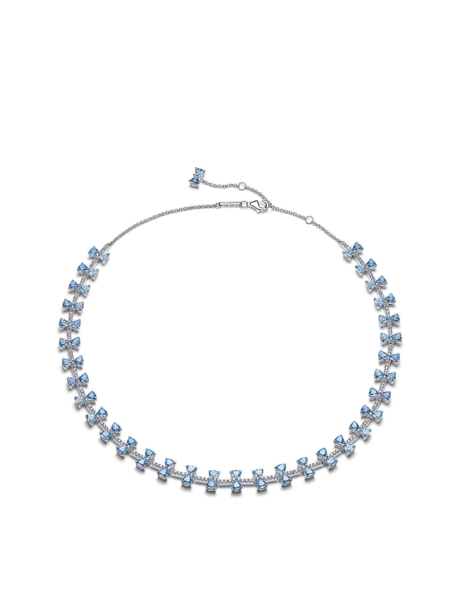 Bridgerton Blue Bow Necklace & Earring Set