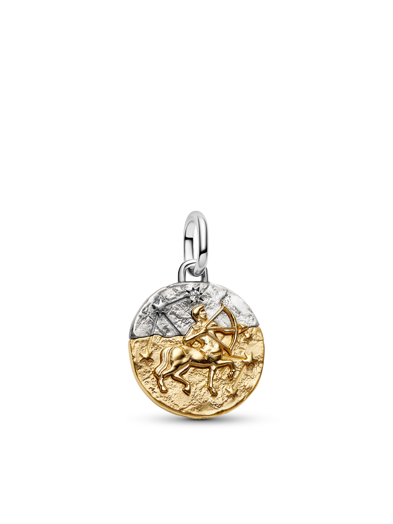 Sagittarius Medallion  Charm Necklace Set