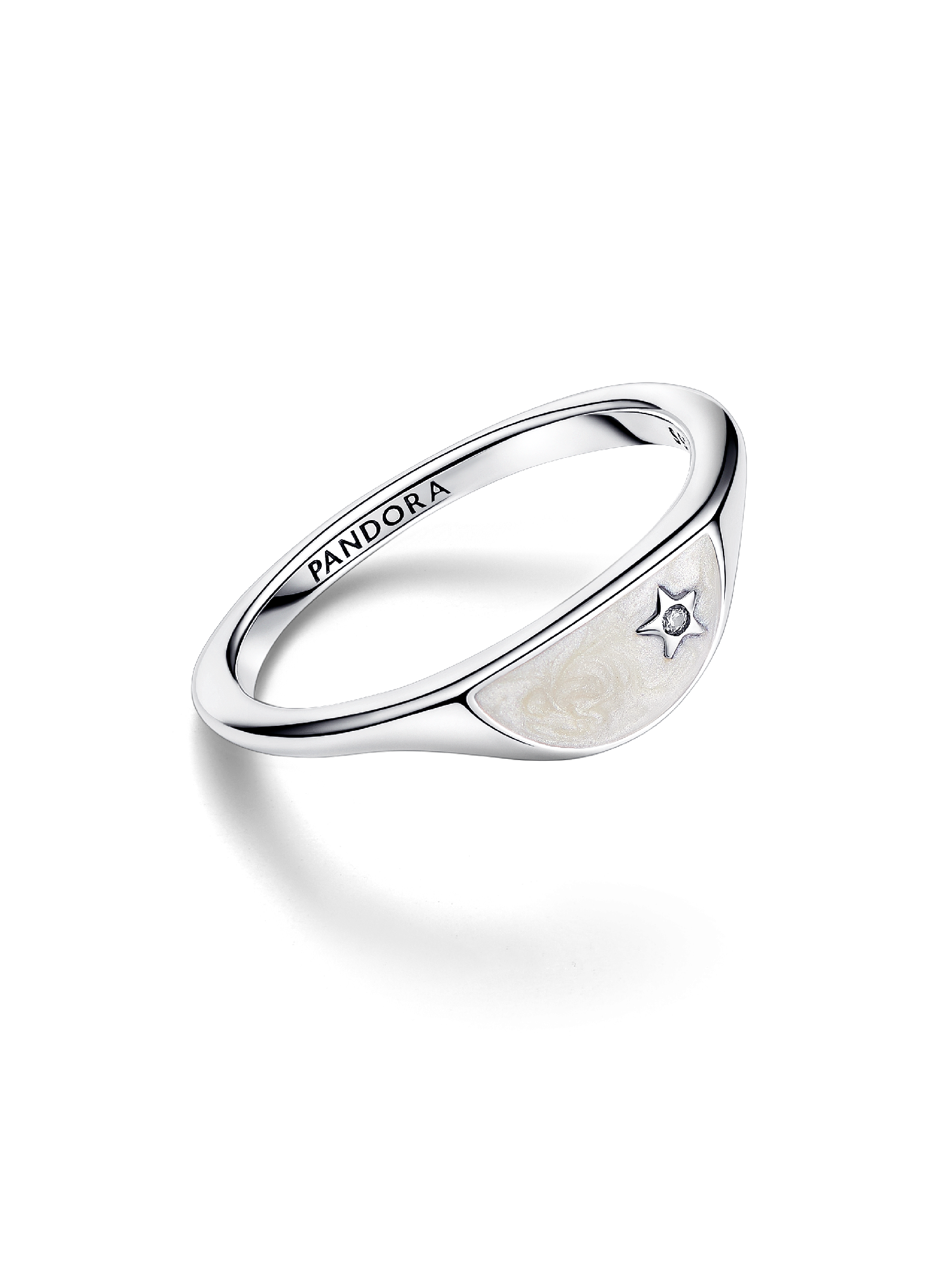 Pandora ME Halved Enamel Signet Ring