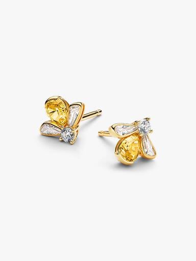 Honey Bee Stud Earrings