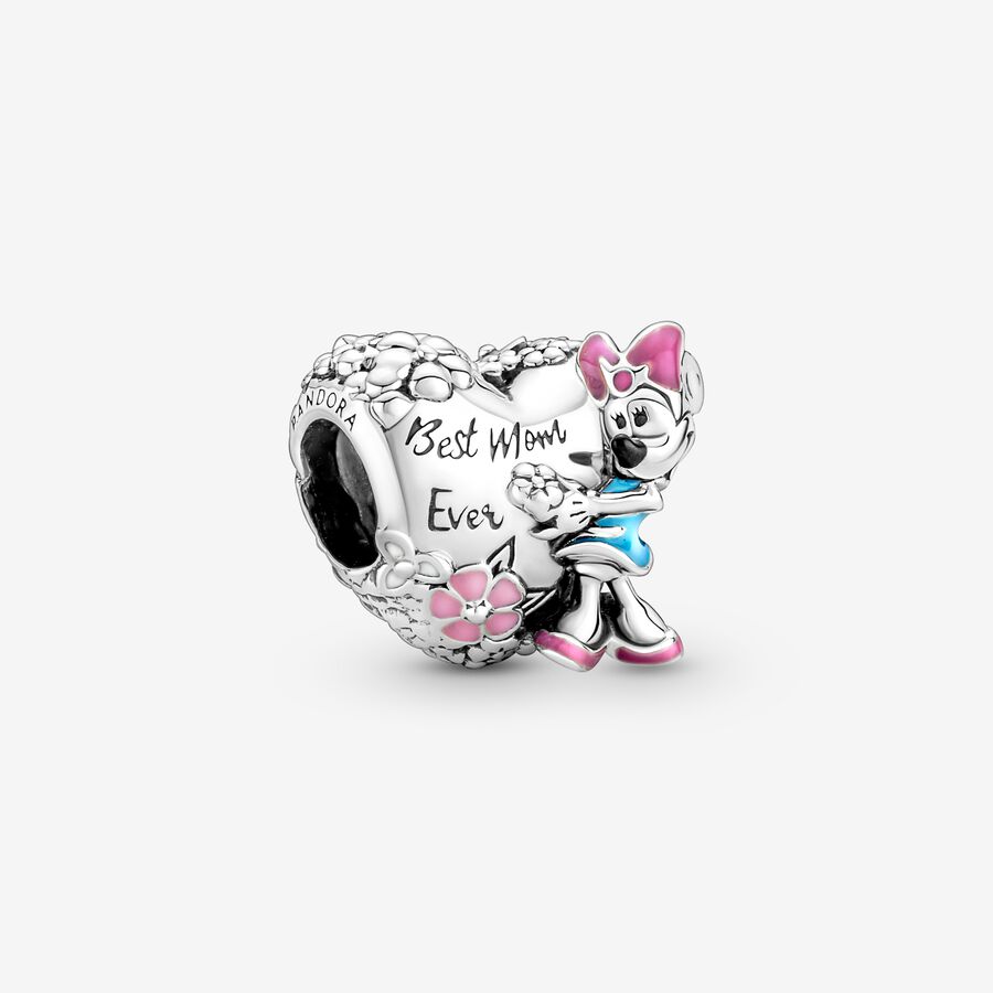 Disney Parks Best Mum Ever Minnie Mouse Heart Charm image number 0