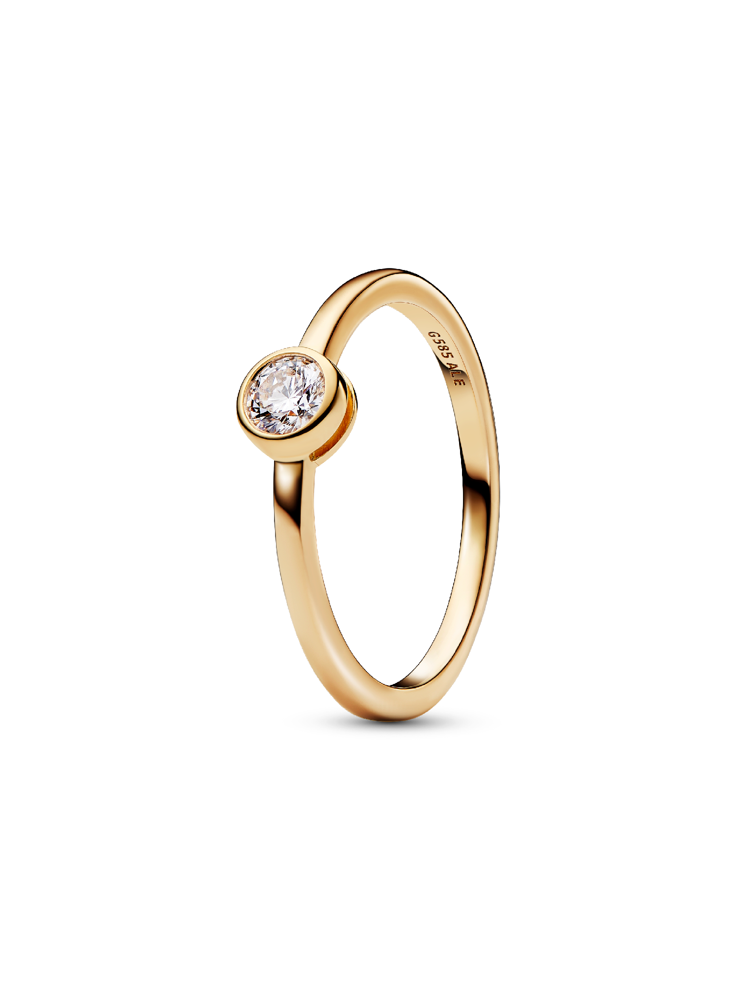 Pandora Era Bezel 14k Gold Lab-grown Diamond Ring