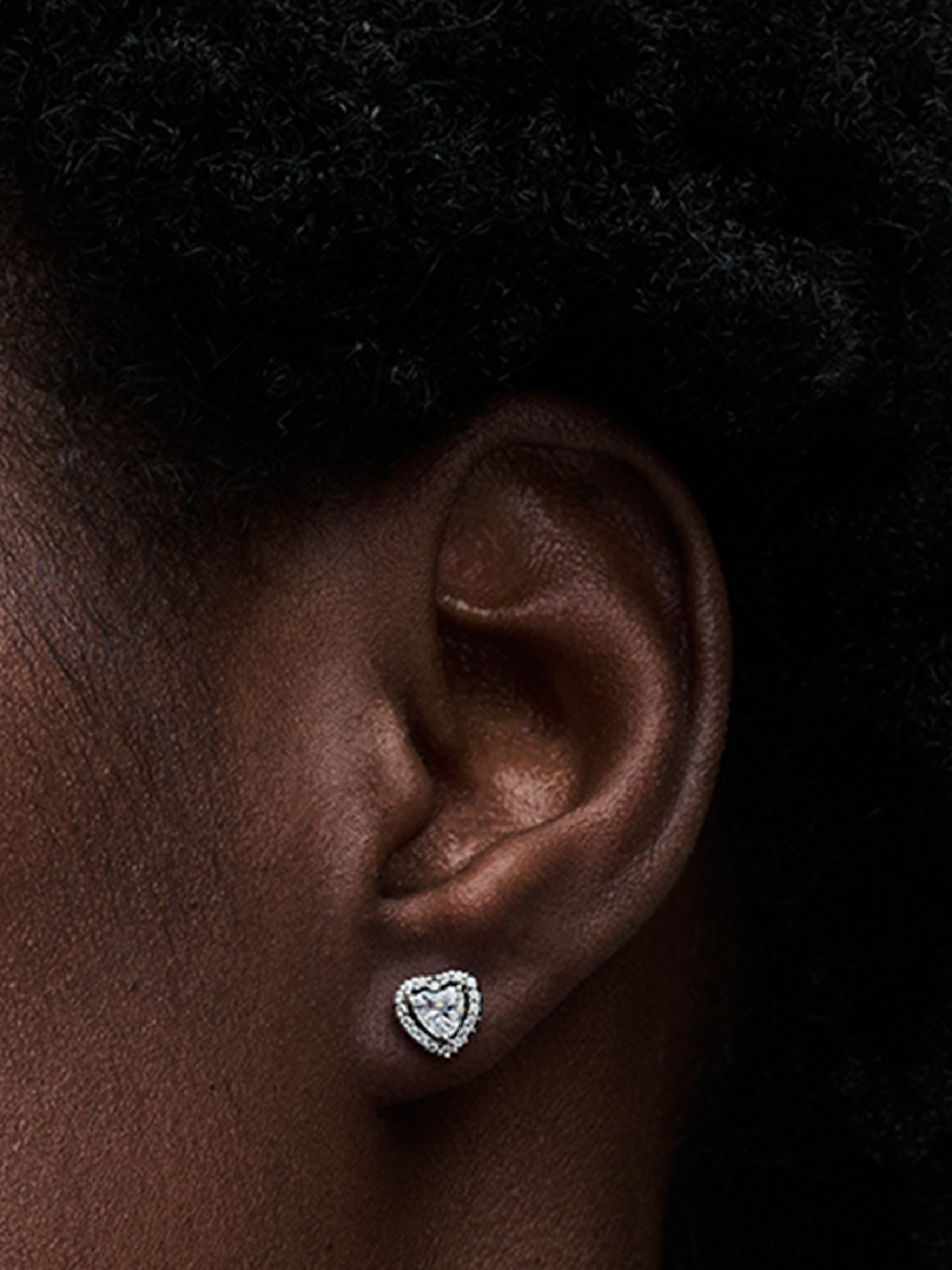 Женские серьги Pandora Elevated Heart, Sterling silver #298427C01, цвет: Серебро — фото 3