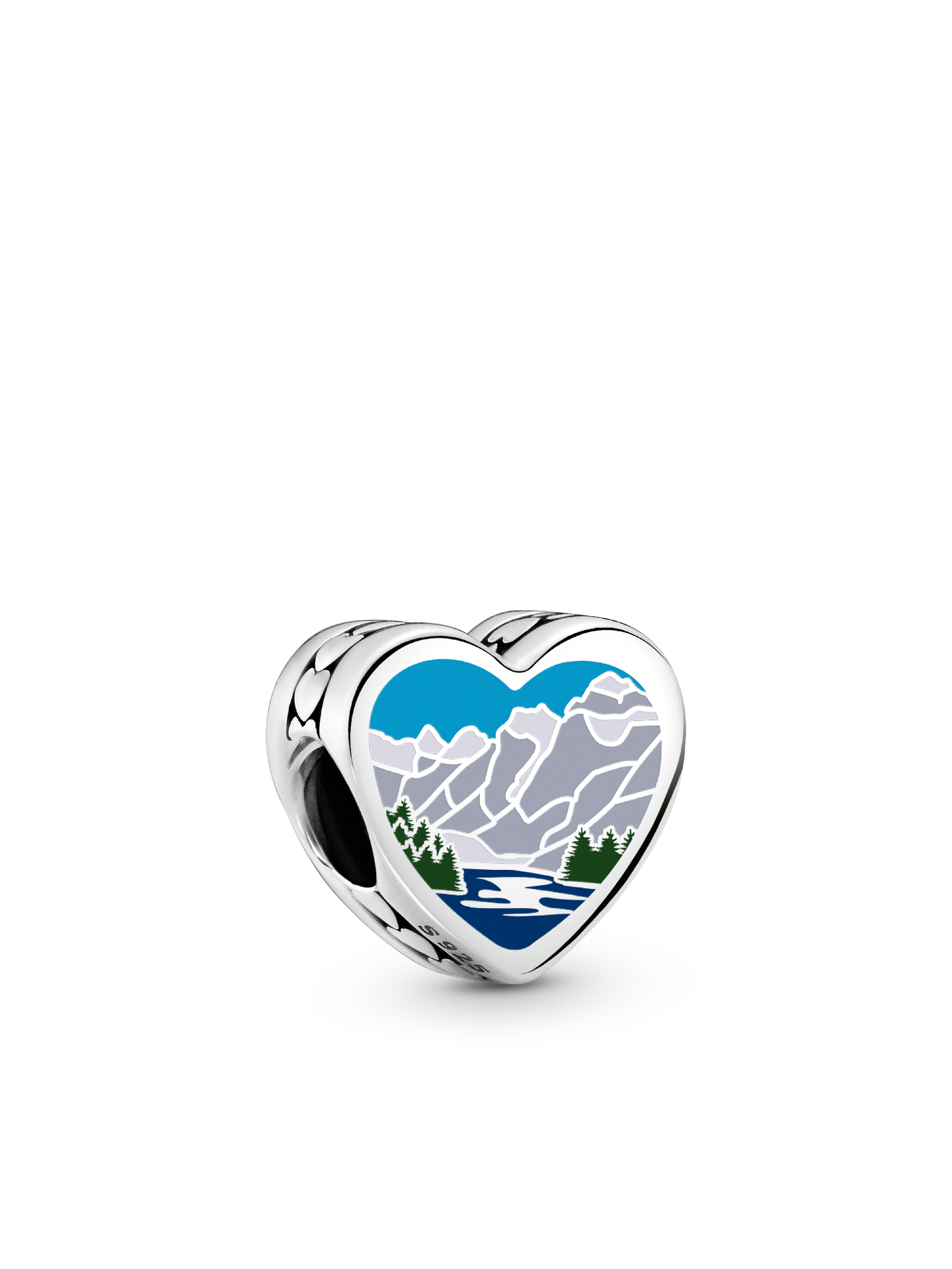 Женский шарм Pandora Minnesota Heart Charm, цвет: Серебро