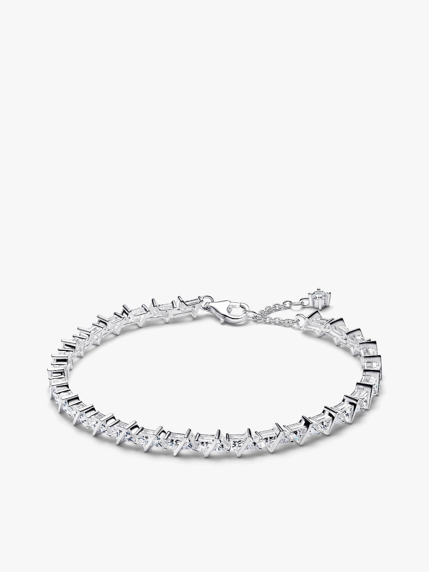 Sparkling Triangle Tennis Bracelet