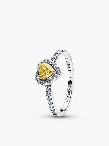 Celestial Love Elevated Heart Ring Duo