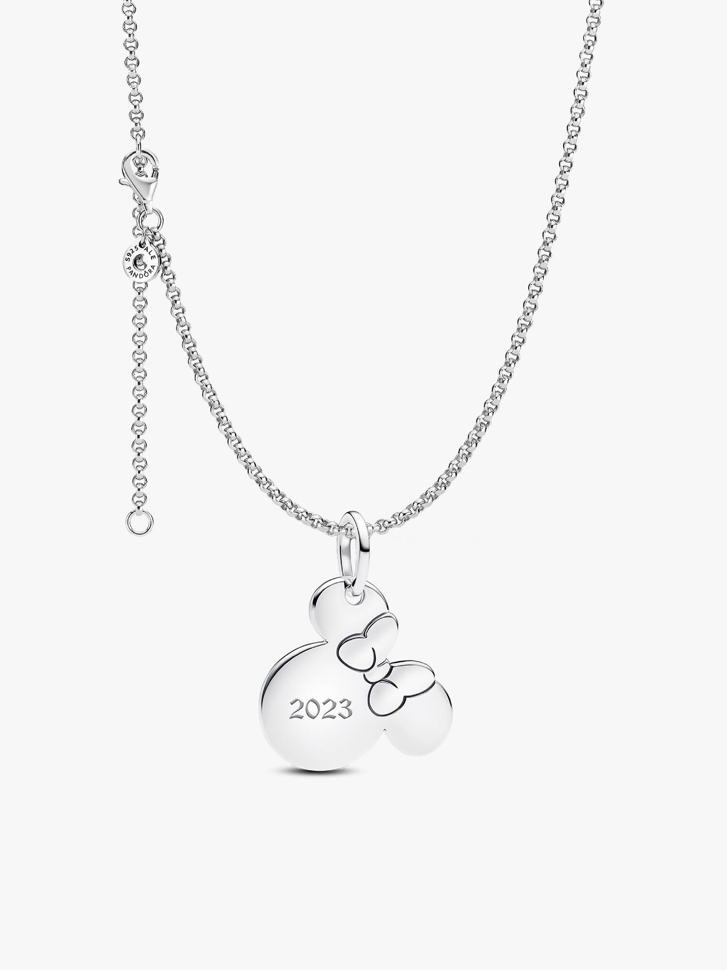 Engravable Minnie Mouse Necklace Set