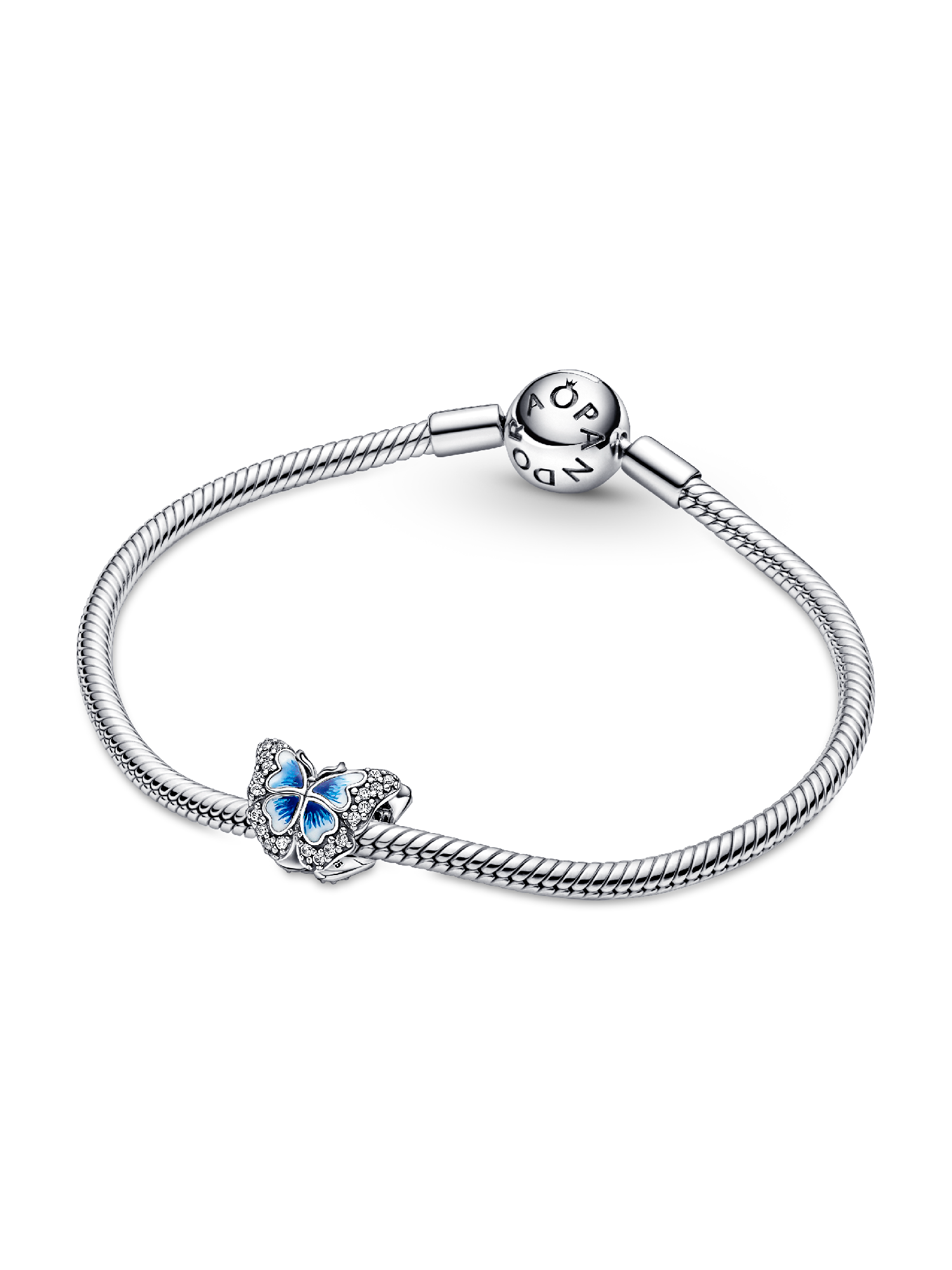 Blue Butterfly Sparkling Charm