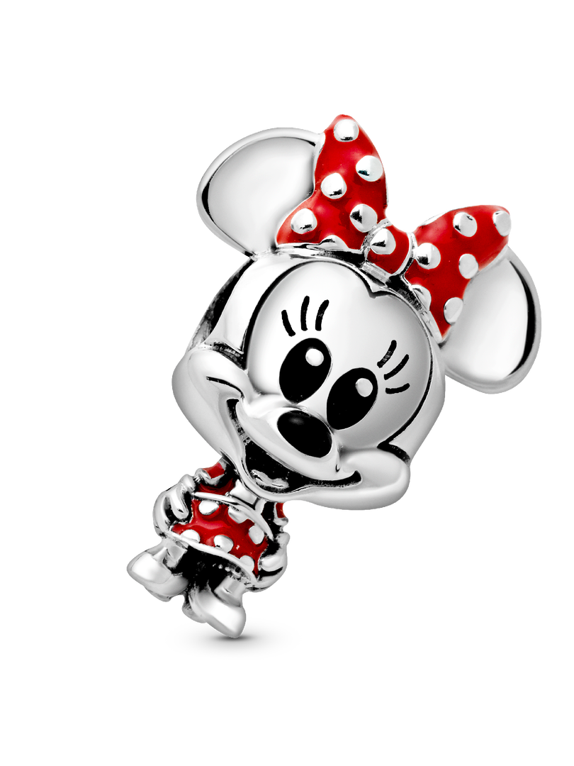 Disney Minnie Mouse Dotted Dress & Bow Charm