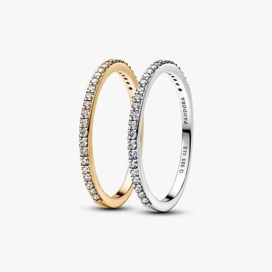 Lab-Grown Diamond Half Eternity Ring Duo
