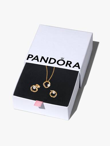 Organic Sparkle and Pearl Jewelry Gift Set