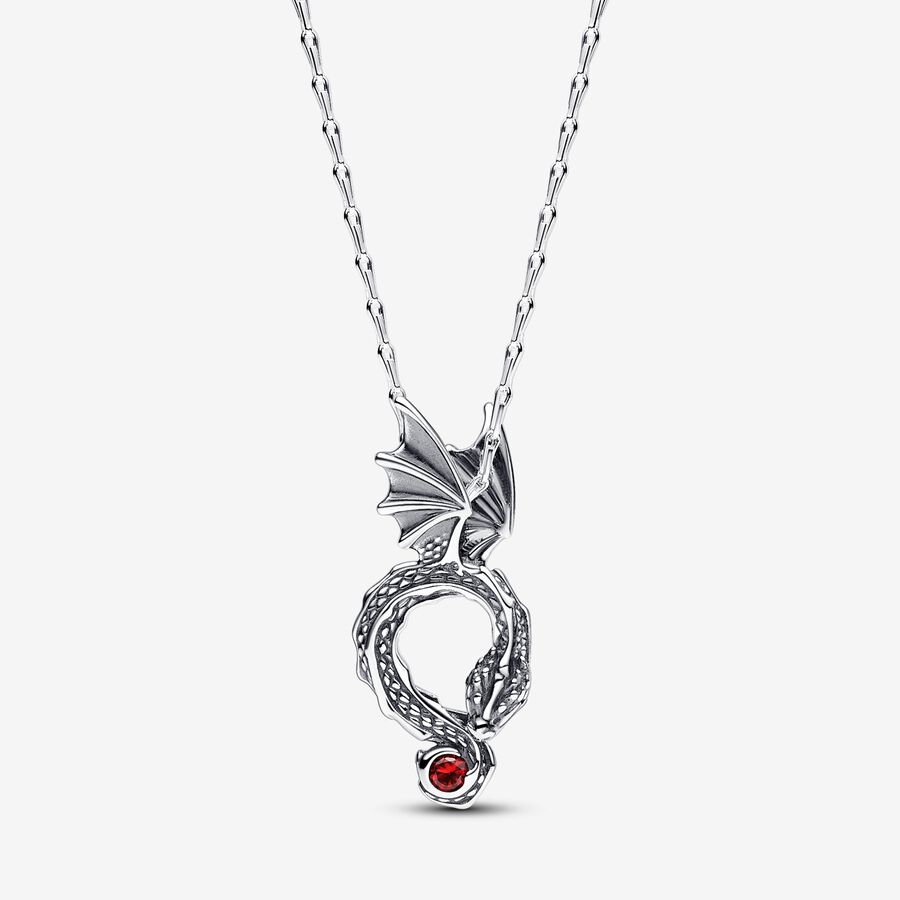 Pandora Game of Thrones Dragon Pendant Necklace