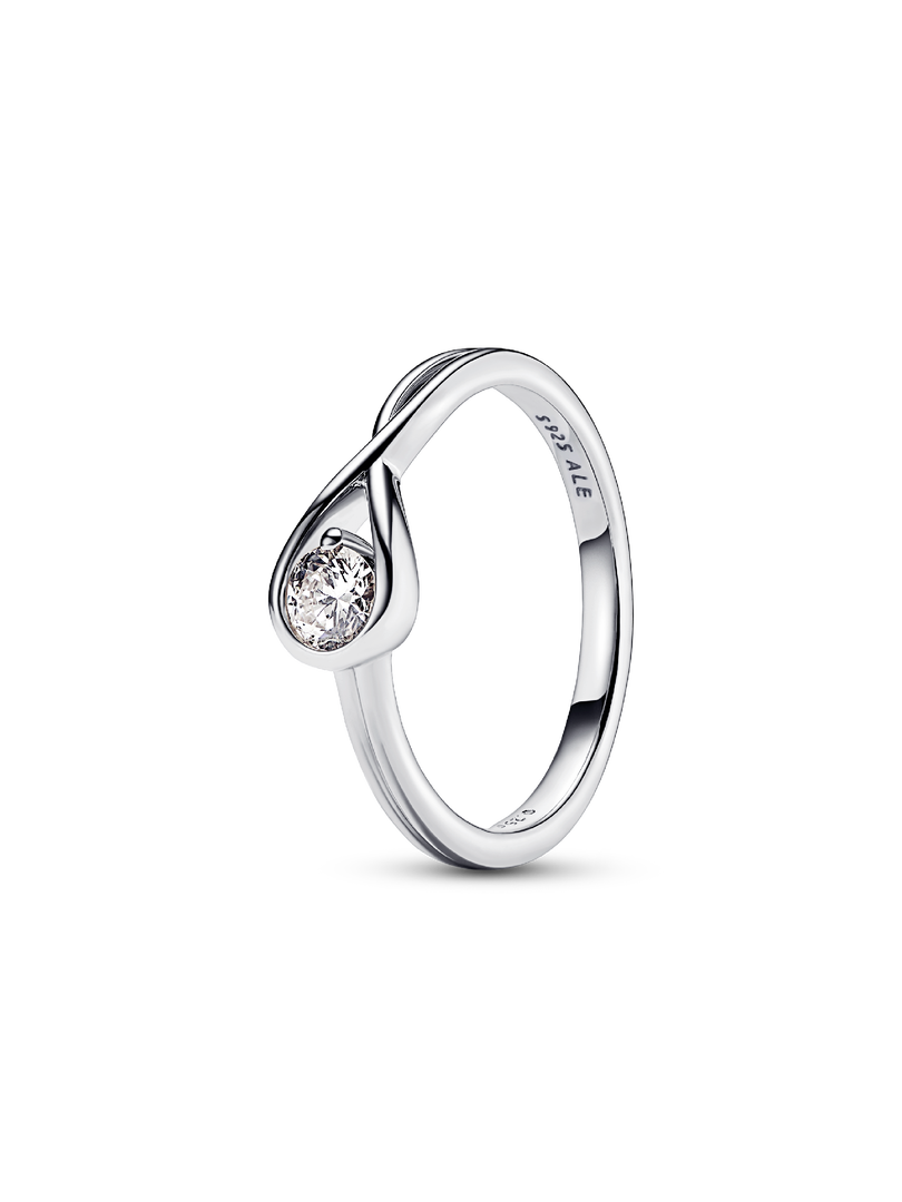 Pandora Infinite Sterling Silver Lab-grown Diamond Ring