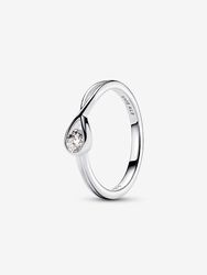 Pandora Infinite Sterling Silver Lab-grown Diamond Ring Pandora Infinite Sterling Silver Lab-grown Diamond Ring