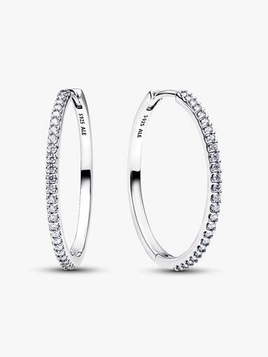 Sparkling Hoop Earrings