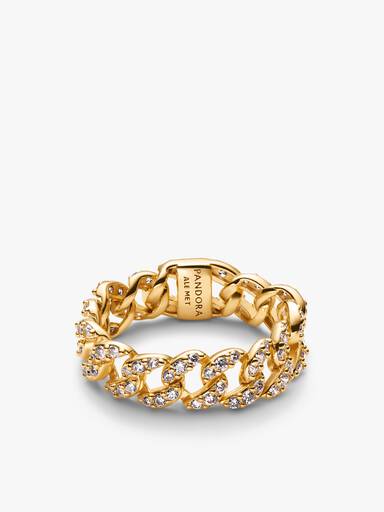 Pavé Cuban Chain Jewelry Set