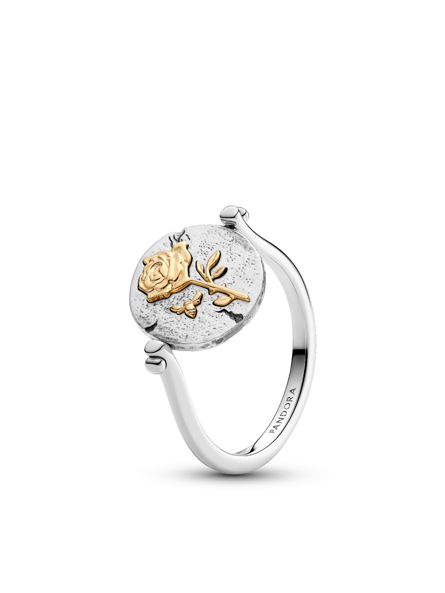 Женское кольцо Pandora Rose Reversible Medallion, цвет: Двухцветный — фото 1