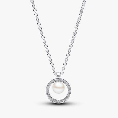 Pearl & Halo Jewelry Set