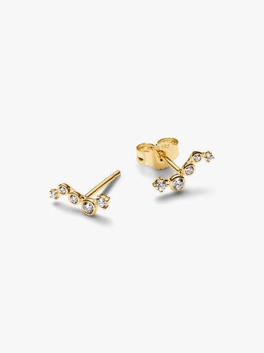 Pandora Era Lab-Grown Diamond Droplet Stud Earrings