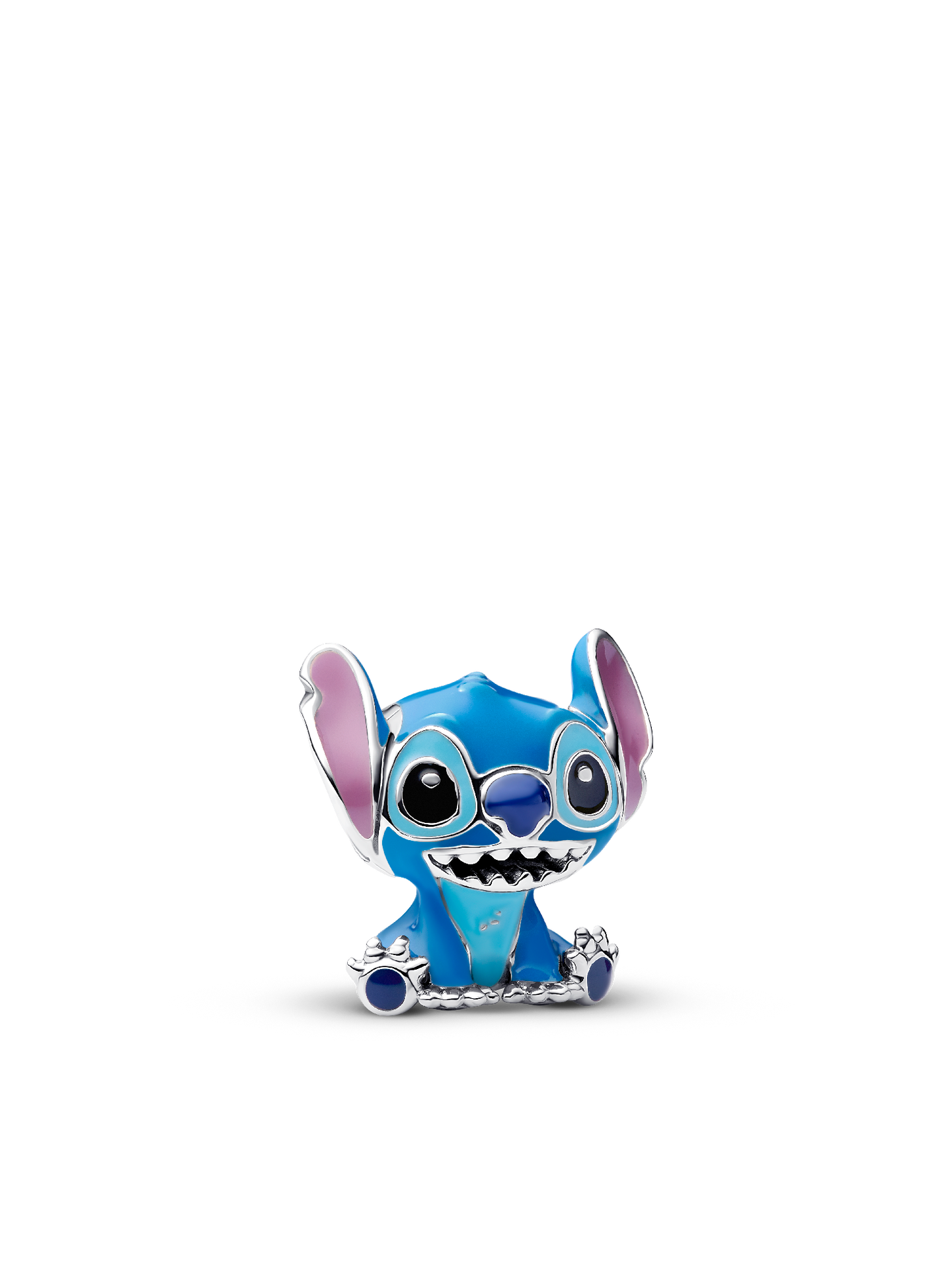 Женский шарм Pandora Disney Stitch Charm, цвет: Серебро — фото 1