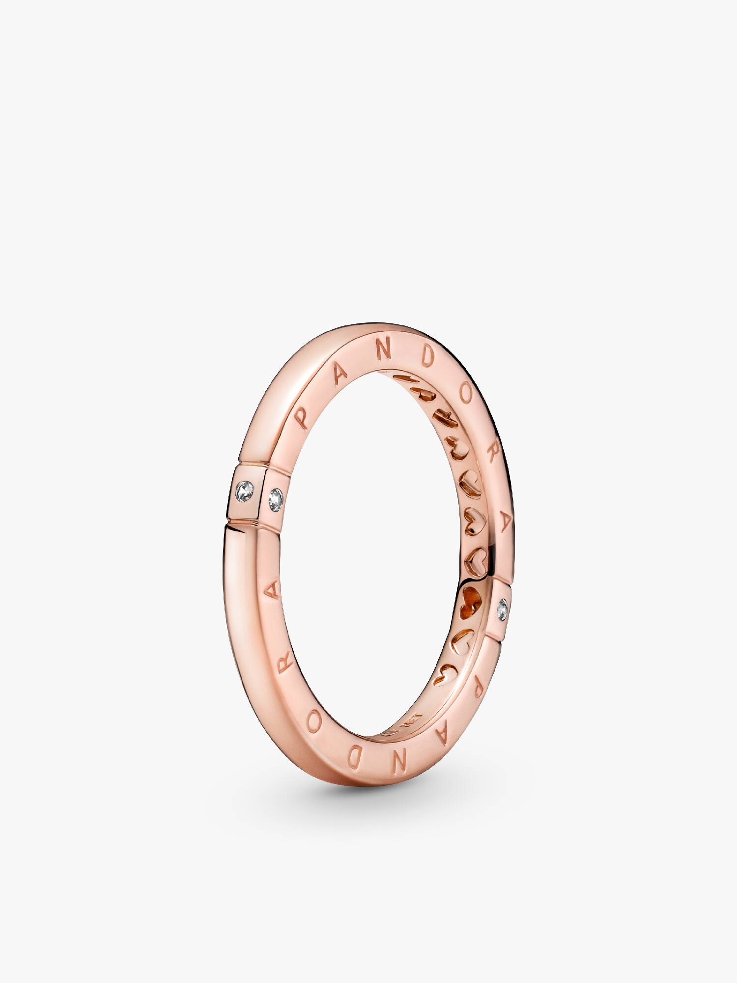 FINAL SALE - Logo & Hearts Ring
