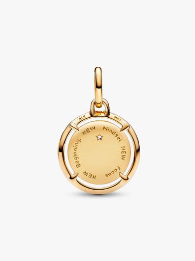 Scarab Beetle Medallion Charm
