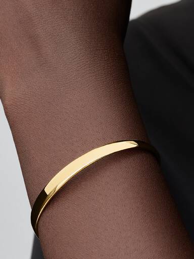 Engravable Open Bangle