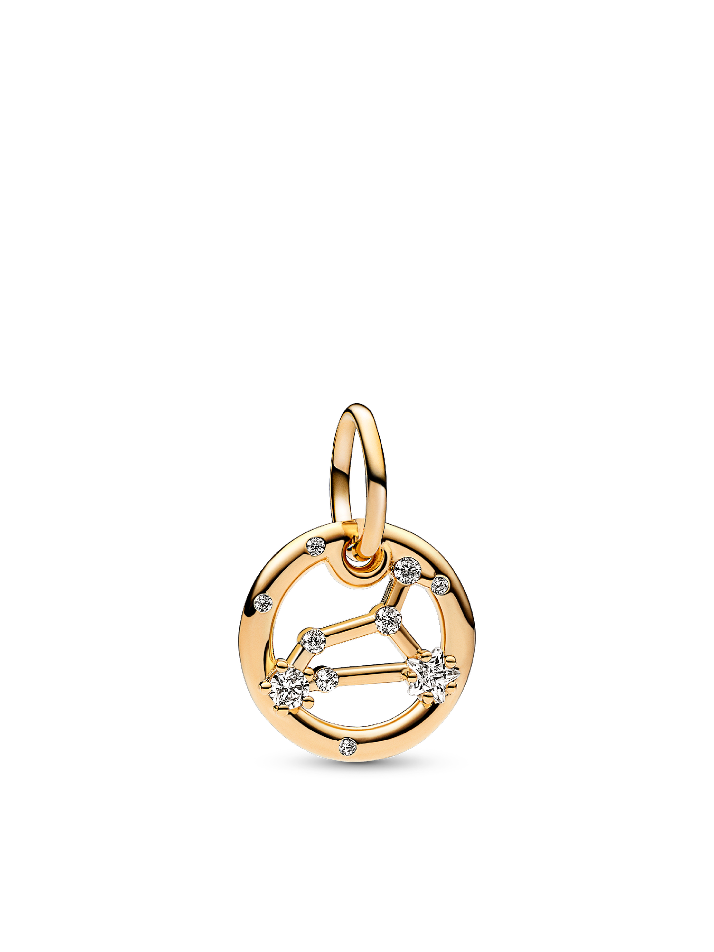 Женский шарм Pandora Leo Zodiac Dangle Charm, цвет: Позолоченный — фото 1