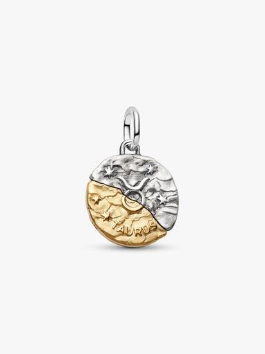 Taurus Zodiac Medallion Charm