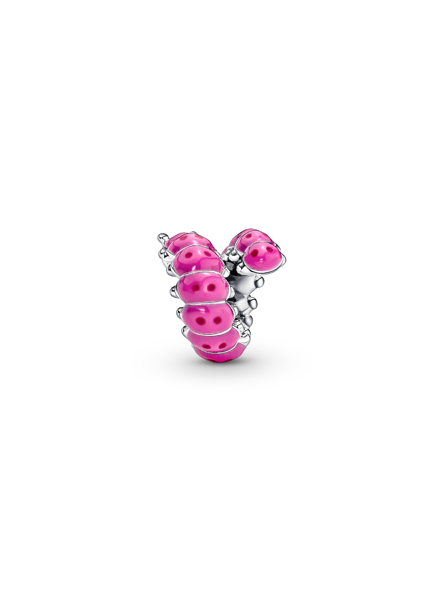 Cute Curled Caterpillar Charm