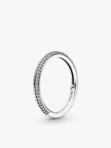 Pandora ME Pyramids & Pavé Ring Set
