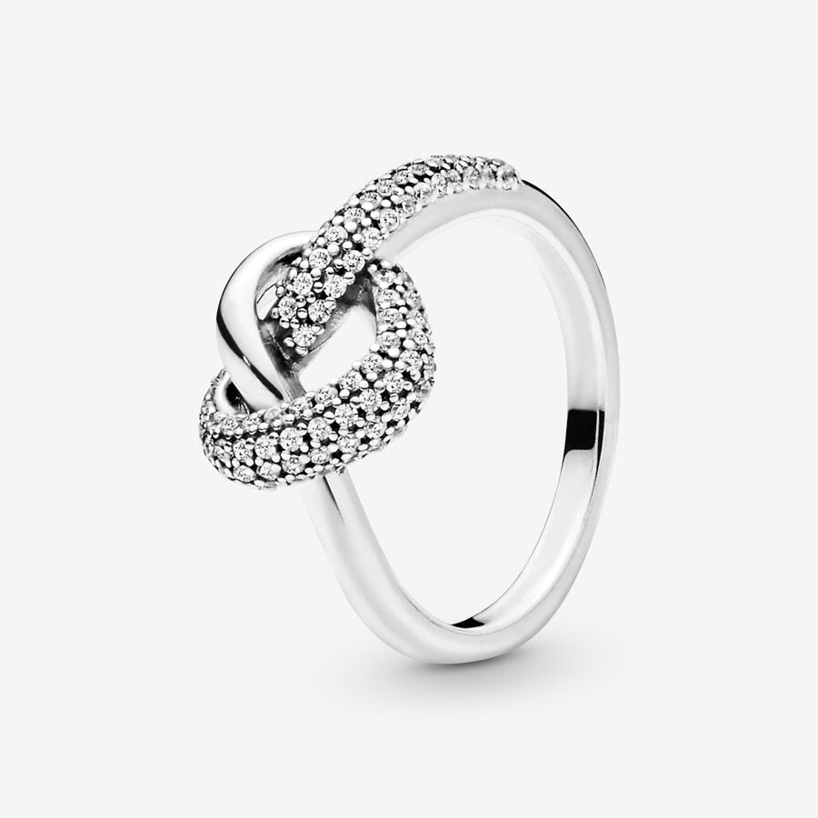 stortbui Labe Beven Knotted Heart Ring | Romantic Jewelry | Pandora US | Sterling silver |  Pandora US