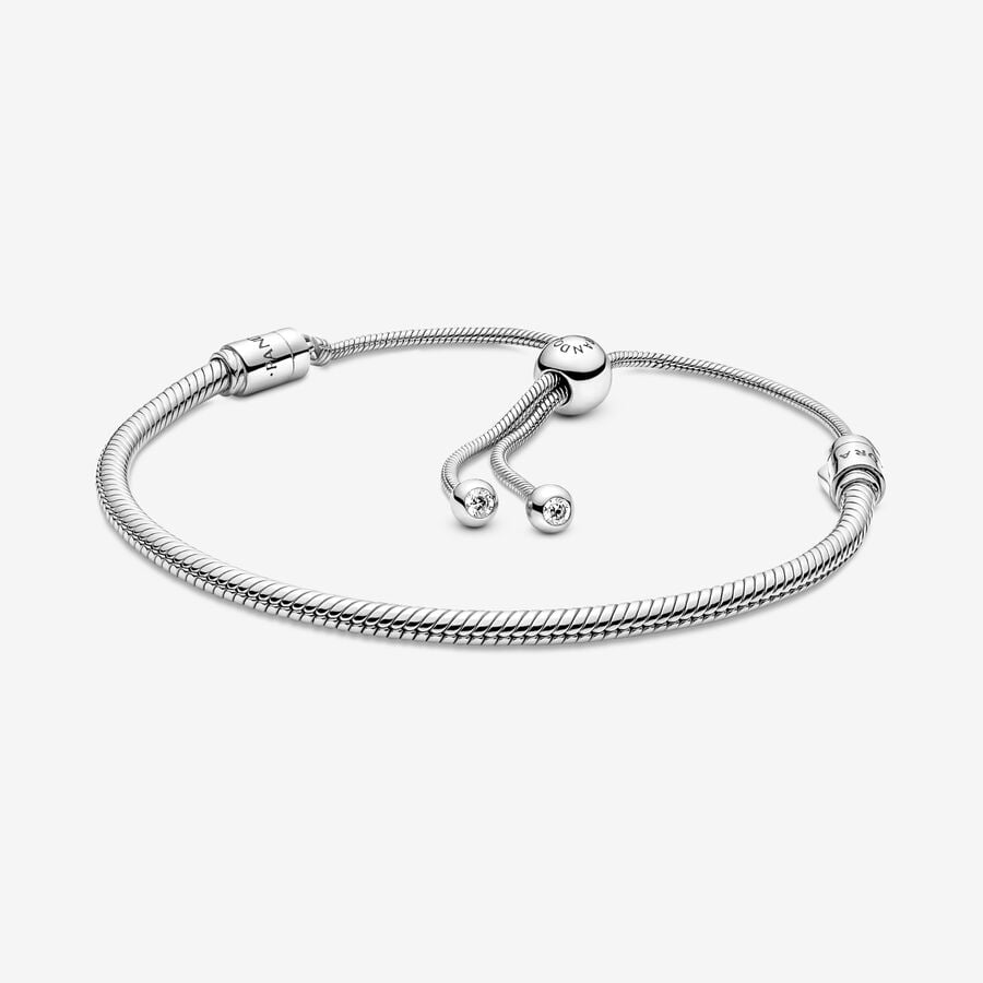 Fragiel Vriendelijkheid indruk Pandora Moments Snake Chain Slider Bracelet
