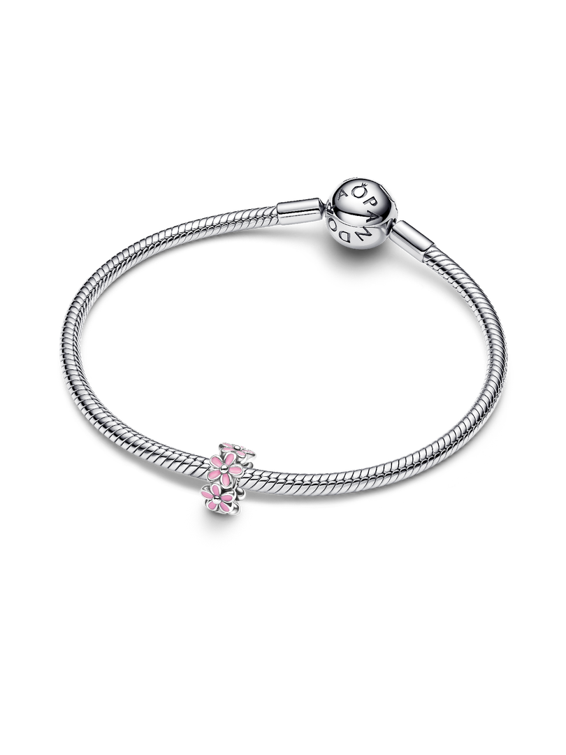 Pink Daisy Spacer Charm