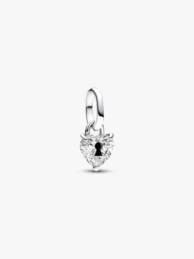Pandora ME Keyhole Heart Mini Dangle Charm