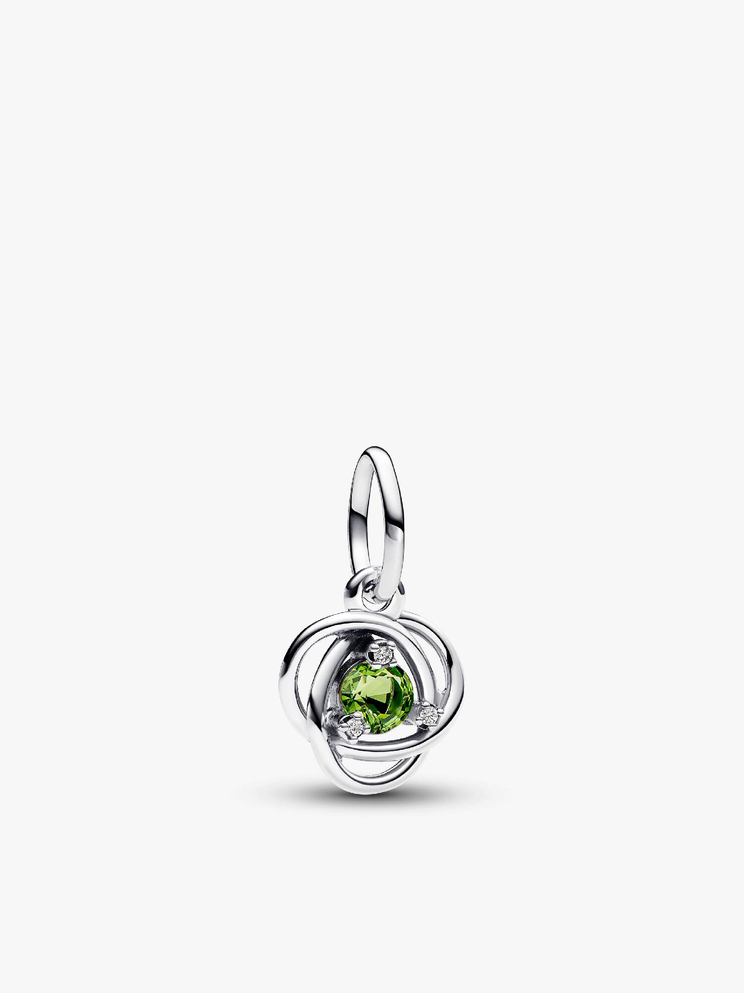 FINAL SALE - Spring Green Eternity Circle Dangle Charm