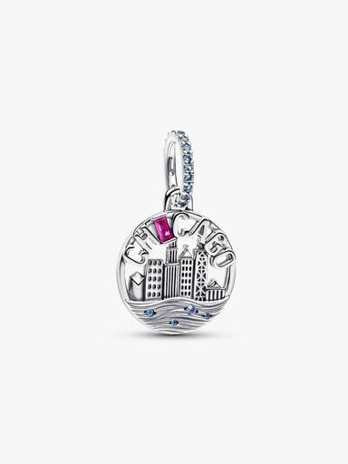 Chicago Skyline Dangle Charm