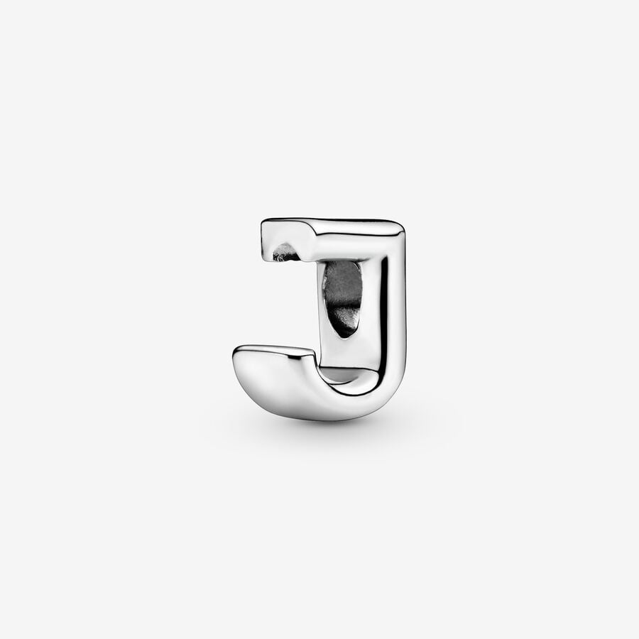 mond Buitenland microfoon Letter J Alphabet Charm | Sterling silver | Pandora US