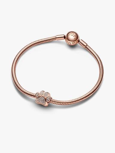 FINAL SALE - Sparkling Paw Print Charm
