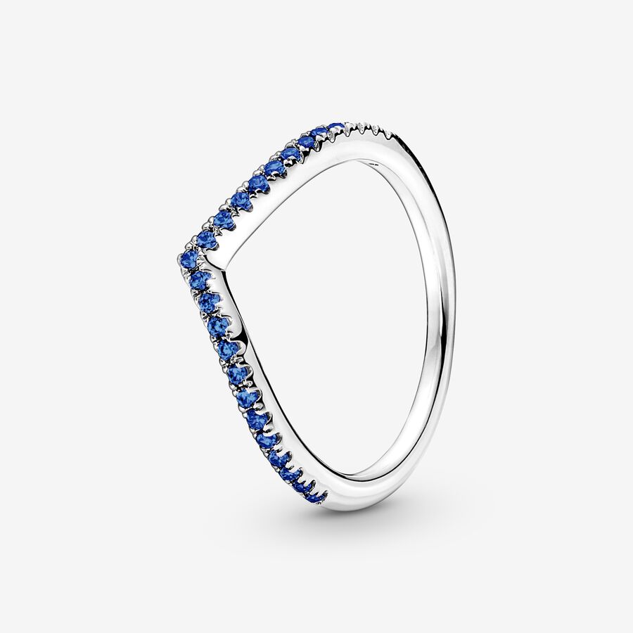 kapperszaak Verward zijn Word gek Pandora Timeless Wish Sparkling Blue Ring | Sterling silver | Pandora US