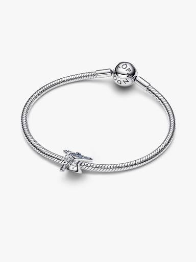 Sparkling Blue 2026 Graduation Cap Charm